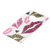 Lèvres scintillantes : Motif de mode Leopard (Devant Angle)