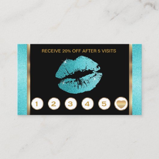 Lèvres turquoises sur le noir et la fidélité de (Devant)