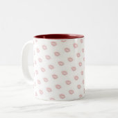 Lèvres Valentines Day Coffee Mug Cup (Devant gauche)