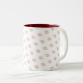 Lèvres Valentines Day Coffee Mug Cup (Devant droit)