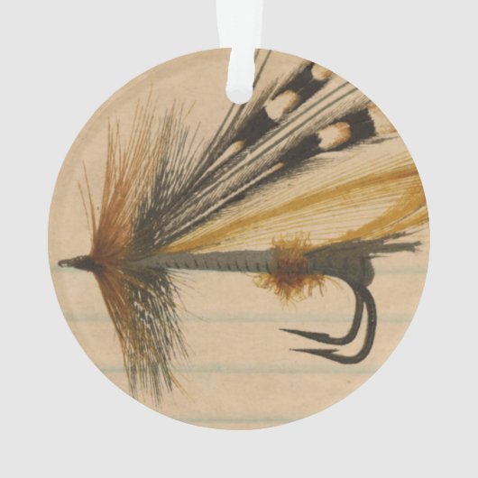 Levure de pêche à la mouche sur papier à liner (dos)