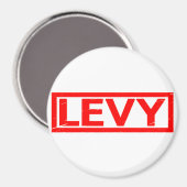 Levy Stamp Magneet (Voorkant / Achterkant)