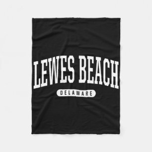 Lewes Beach Delaware Vakantie Hogeschool Stijl De Fleece Deken