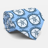 Lewes Beach "Sand Dollar"-ontwerp. Stropdas (Opgerold)