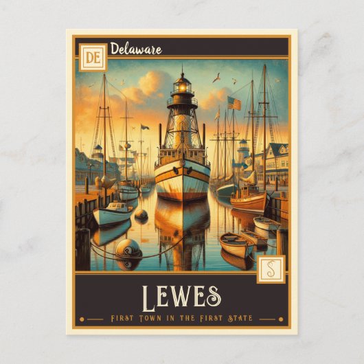 Lewes, Delaware |  Briefkaart (Voorkant)