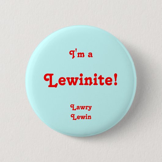 Lewinite Ronde Button 5,7 Cm (Voorkant)