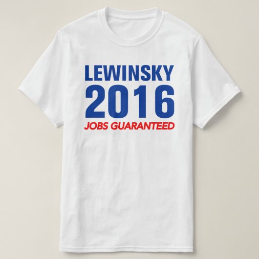 Lewinsky Jobs Zekteed T-shirt (Design voorkant)