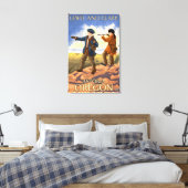 Lewis and Clark - Astoria, Oregon Canvas Afdruk (Insitu (Slaapkamer))