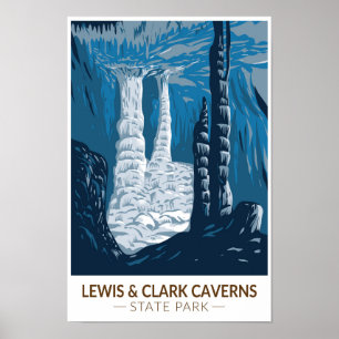 Lewis and Clark Caverns State Park Montana  Poster