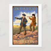 Lewis and Clark - Seaside, Oregon Briefkaart (Voorkant)