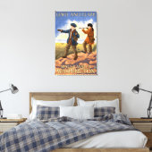 Lewis and Clark - Walla Walla, Washington Canvas Afdruk (Insitu (Slaapkamer))