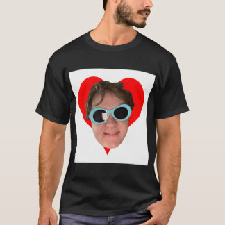 Lewis Capaldi Heart& zonnebrillen Classic T-Sh T-shirt