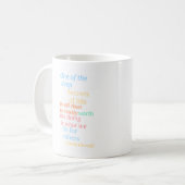 Lewis Carroll Alice in Wonderland quote mok (Voorkant links)