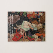 Lewis Carroll Illustration & Mind Change Quote Legpuzzel (Horizontaal)