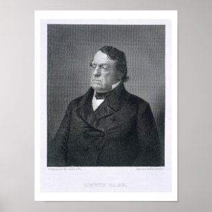 Lewis Cass, gegraveerd door William G. Jackman (fl Poster
