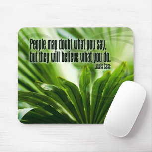 Lewis Cass Inspirerend quote "Twijfel" Muismat
