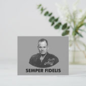 Lewis "Chesty" Puller Briefkaart (Staand voorkant)