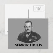 Lewis "Chesty" Puller Briefkaart (Voorkant / Achterkant)