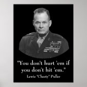 Lewis "Chesty" Puller Poster (Voorkant)