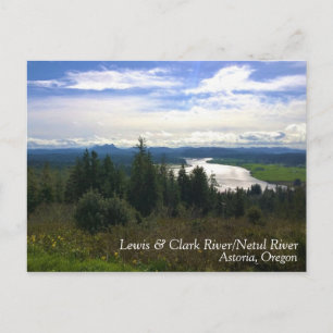 Lewis & Clark River, OR Briefkaart
