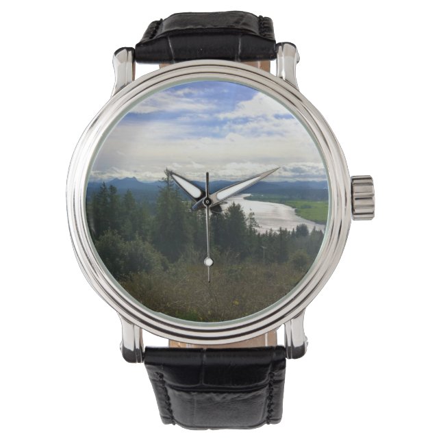 Lewis & Clark River, OR Horloge (Voorkant)
