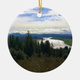 Lewis & Clark River, OR Keramisch Ornament