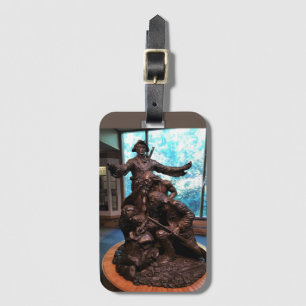 Lewis & Clark Statue, Fort Clatsop, Oregon Bagagelabel