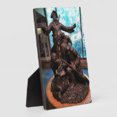 Lewis & Clark Statue, Fort Clatsop, Oregon Fotoplaat (Zijkant)