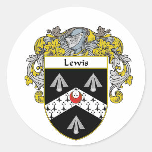 Lewis Coat of Arms (Beheerd) Ronde Sticker