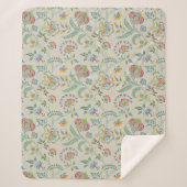 Lewis Day's "Oma" Floral Sherpa Deken (Voorkant)