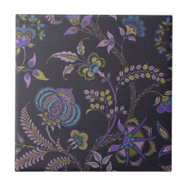 Lewis Day's "Oma" kleine keramische Tegel Tegeltje