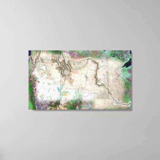 Lewis en Clark Canvas Afdruk (Voorkant)