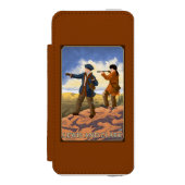Lewis en Clark die het Westen verkennen Incipio iPhone Portemonnee Hoesje (Voorkant Agenda)