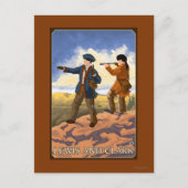 Lewis en Clark Exploring the West Briefkaart (Voorkant)