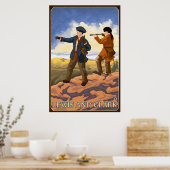 Lewis en Clark Exploring the West Poster (Keuken)
