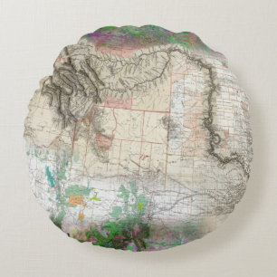 Lewis en Clark Rond Kussen