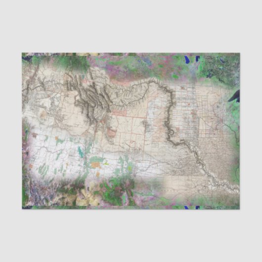 Lewis en Clark Tissuepapier (Voorkant)
