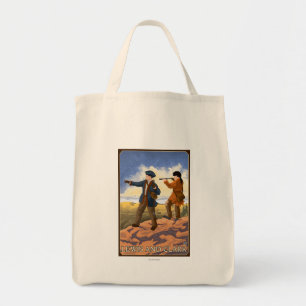Lewis en Clark verkennen het Westen Tote Bag
