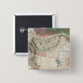 Lewis en Clark Vierkante Button 5,1 Cm (Voorkant /achterkant)