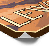 Lewis en Clark - Yellowstone National Park Poster (Hoek)