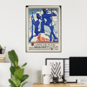 Lewis et Clark Vintage voyage Poster Ad Retro (Bureau à domicile)