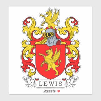 Lewis Family Crest Sticker
