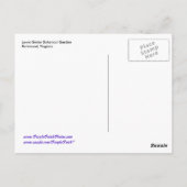 Lewis Ginter Botanical Garden Briefkaart (Achterkant)