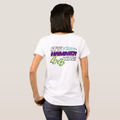 Lewis Hamilton 44 | Wit T-shirt voor vrouwen (Achterkant volledig)