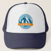 Lewis Mountain Range Trucker Pet (Voorkant)