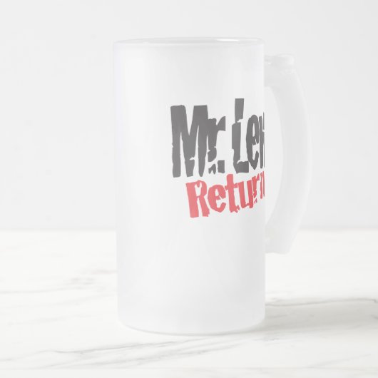 Lewis Return Frosted Mok (Voorkant rechts)