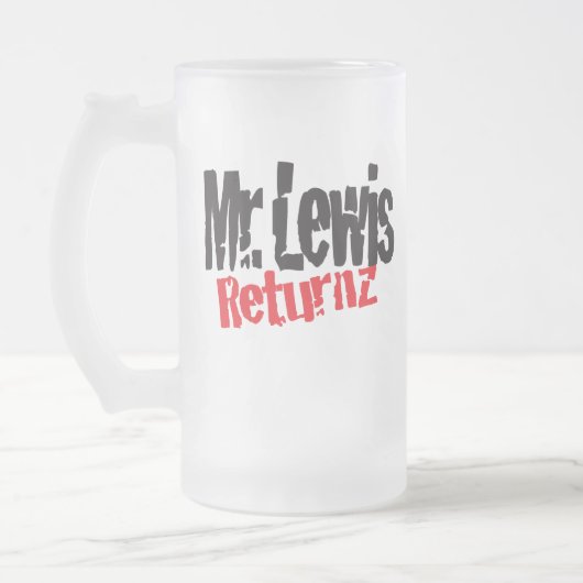 Lewis Return Frosted Mok (Links)