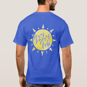 Lewis Smith Lake Sunshine Calligrafie Double Sided T-shirt