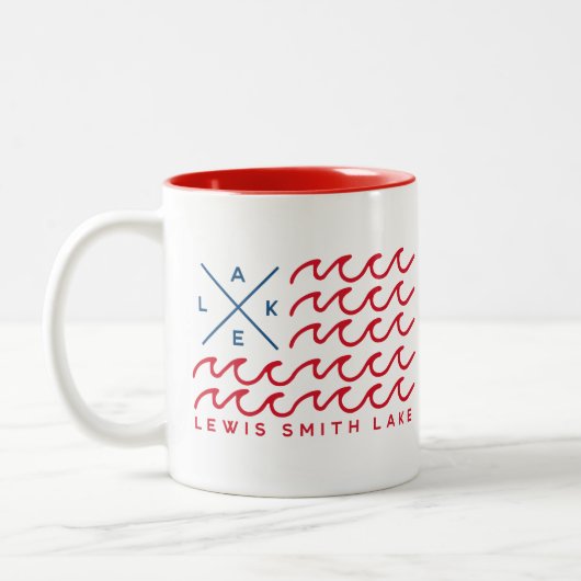 Lewis Smith Lake Wave Flag Mok (Links)