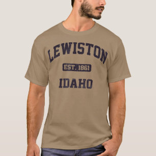 Lewiston Idaho ID  State Athletic style T-shirt